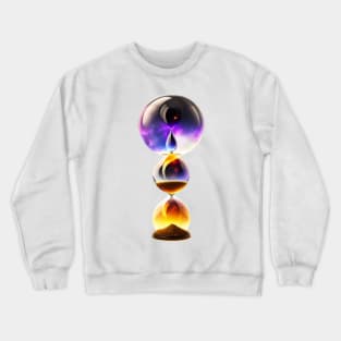 Time suspended in space Crewneck Sweatshirt